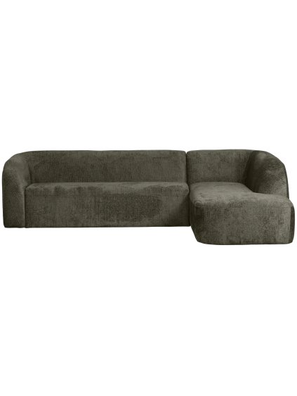 801251 FR 01 VS BP Sloping hoekbank rechts structure velvet frost