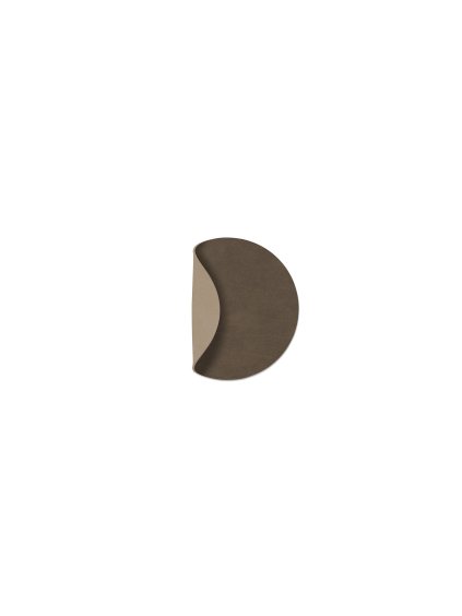 Podložka pod pohár CIRCLE Double NUPO Caviar/Clay brown