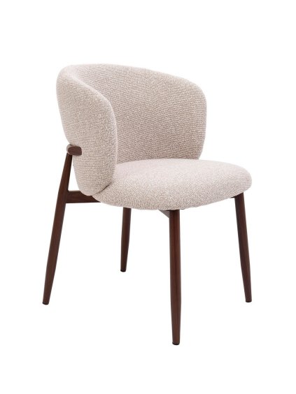 Jedálenská stolička AMALIA walnut/beige