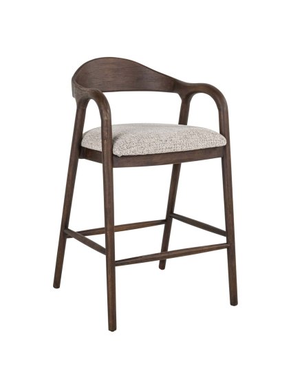 Pultová stolička Mihara mocca fancy