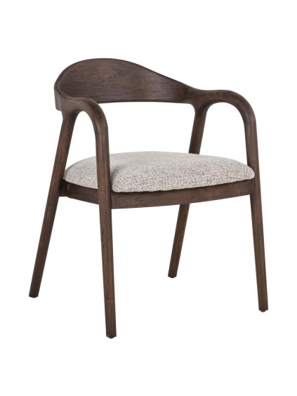 Jedálenská stolička Mihara mocca fancy