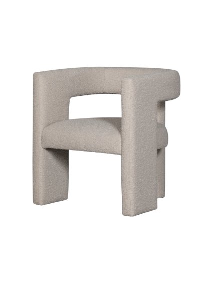 Jedálenská stolička TIWA bouclé beige