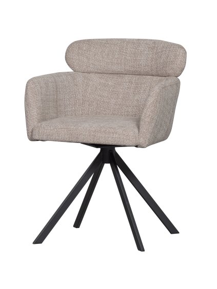 374080 N 02 VS WE Fenne draaibare eetkamerstoel naturel SA
