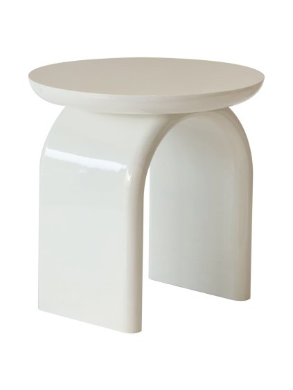 Príručný stolík Merrick coconut milk