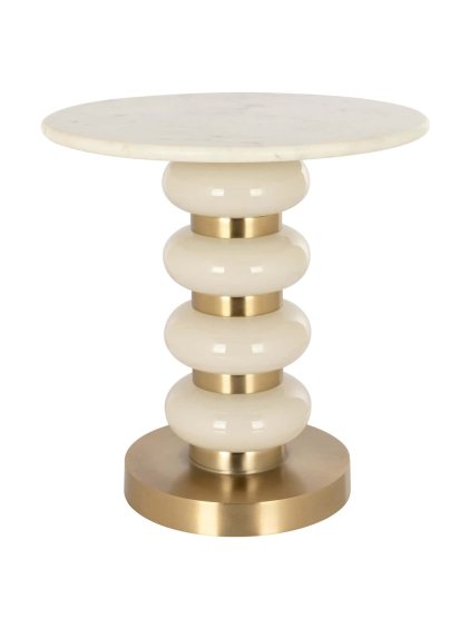 Príručný stolík Boann white