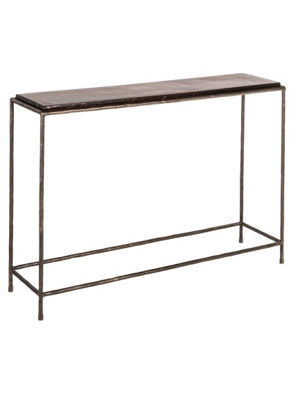 Konzolový stolík Villano bronze