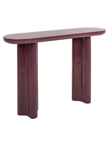 Konzolový stolík Sunny bergundy