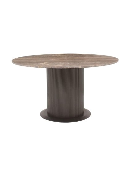 Jedálenský okrúhly stôl Russo brown 140cm