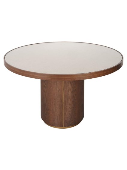 Jedálenský okrúhly stôl Willox brown 130cm