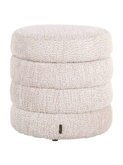 Puf Adele Lovely cream s úložným priestorom