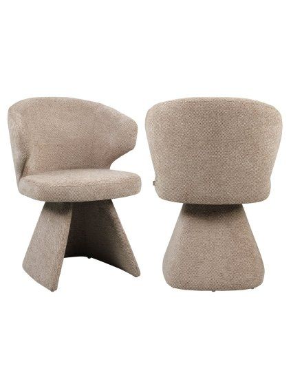 Jedálenská stolička Zenith mocca boldweave