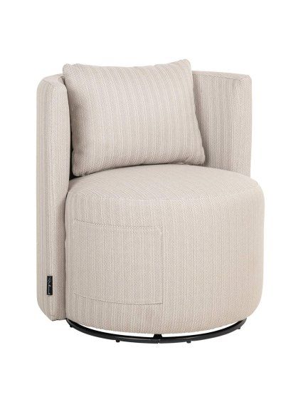 Exteriérové otočné kreslo MARLIN beige