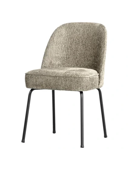 800816 WH 02 VS BP Vogue eetkamerstoel structure velvet wheatfield EA