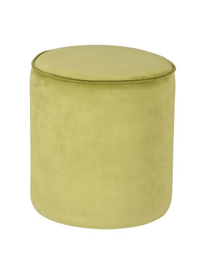 Puf Klint velours vert pomme