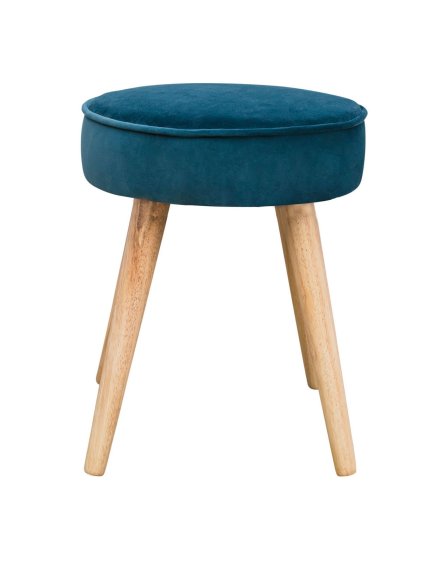 Puf Popy bleu foncé