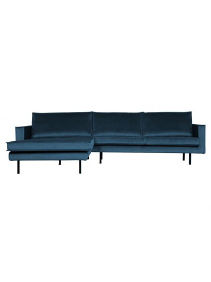 Sedačka Rodeo s ležadlom Blue