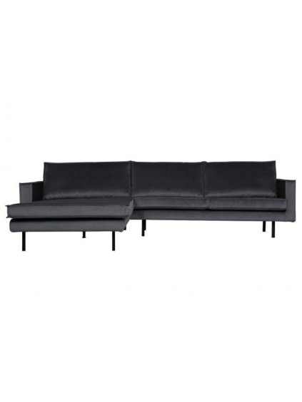Sedačka Rodeo s ležadlom Dark grey