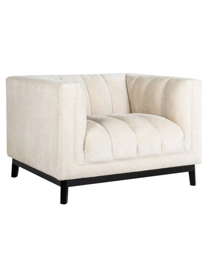 Kreslo Beaudy Chenille White