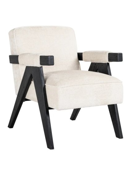 Kreslo Cooper Chenille White