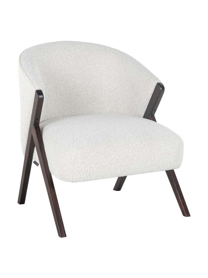 Kreslo Mia Bouclé White
