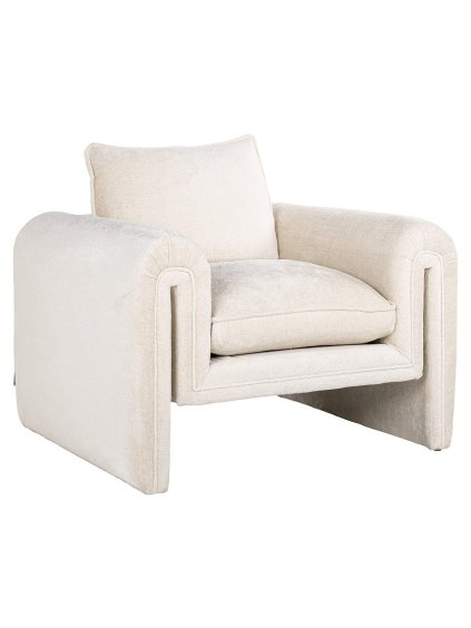Kreslo Sandro Chenille White