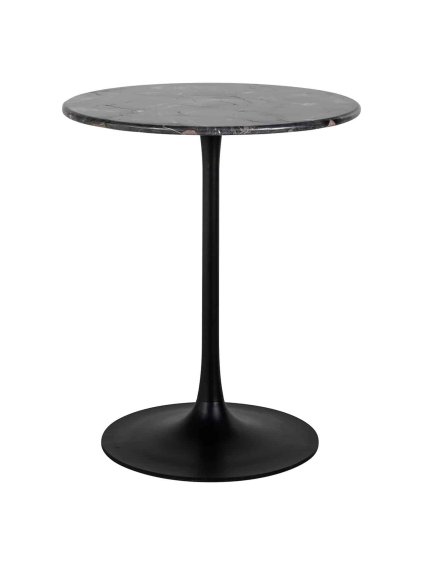 Bistro stolík Carlten black 65Ø cm