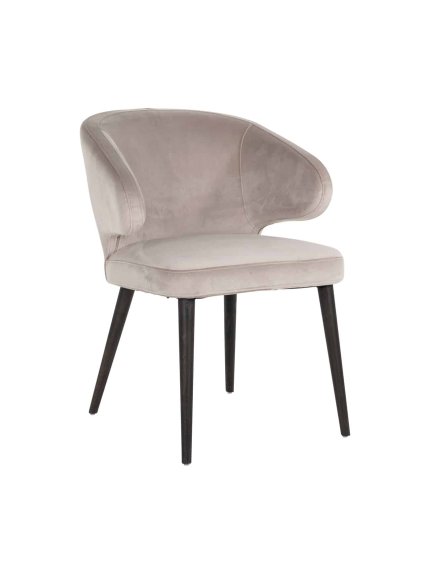 Jedálenská stolička Indigo Velvet Khaki