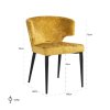Jedálenská stolička Taylor Fusion Mustard