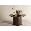 Konferenčný stolík okrúhly Bianca mocca 80 cm