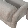 340483 Z 02 VS WE Lenny fauteuil in grove textuur zand detail