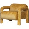 340483 G 02 VS WE Lenny fauteuil in grove textuur goud geel EA