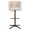 Barová/Pultová nastaviteľná otočná stolička Cheyenne biscotti