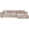 375073 N 01 VS WE Cloud chaise longue rechts geweven chenille naturel