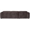 375072 W 04 VS WE Cloud chaise longue links geweven chenille warm bruin AK1