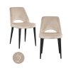 Jedálenská stolička Tabitha trendy rose/velvet khaki (set 2ks)
