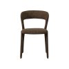 Jedálenská stolička NOBLE brown melange