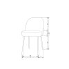800816 Z T S R Q PN P NA N M K G D C N A 910 85 802 501 40 01 50 BT Vogue dining chair