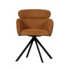Jedálenská otočná stolička FENNE woven fabric ginger