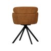 Jedálenská otočná stolička FENNE woven fabric ginger