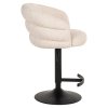 Pultová-barová nastaviteľná otočná stolička Nikki niagara beige