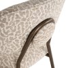Pultová stolička Xenia beige leopard (Set 2 ks)
