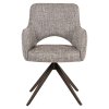 Otočná stolička Ginerva earth tweed