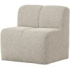 377519 EM 01 VS WE Mojo eetbankje 84cm met rugleuning boucle beige melange FA