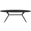 377217 Z 01 VS WE Bruno eettafel ovaal zwart PS