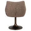 Otočná stolička Aldo brown tweed