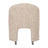 377800 N 04 VS WP Cordo eetkamerstoel met wielen melange naturel fsc B1