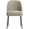 800816 WH 01 VS BP Vogue eetkamerstoel structure velvet wheatfield