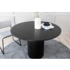 Okrúhly jedálenský stôl Bianca čierny ⌀110