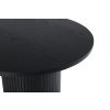 Oválny jedálenský stôl Bianca čierny 200 x 75 x 90 cm