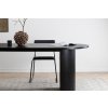 Oválny jedálenský stôl Bianca čierny 200 x 75 x 90 cm
